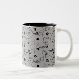 Math Pattern Tasse
