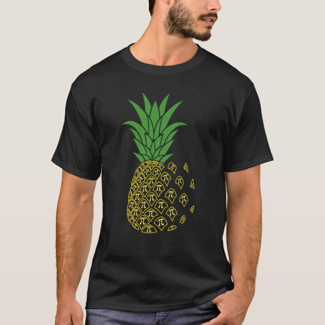Math Pi Day Pineapple 3 14 Symbol Mathematics T-Shirt (Vorderseite)