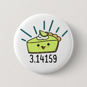 Math Pi Number Funny Pie Pun Button