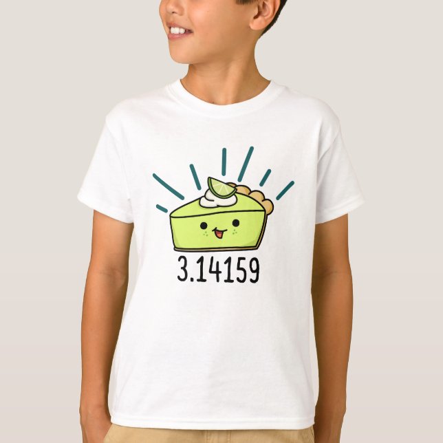 Math Pi Number Funny Pie Pun T-Shirt (Vorderseite)