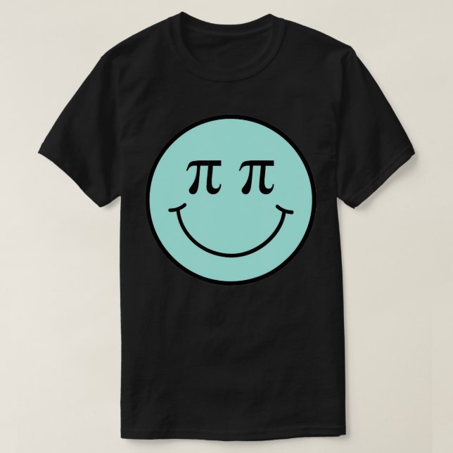 Math Pi Symbol Smile Face T-Shirt (Design vorne)