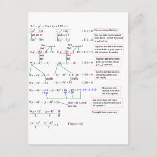 Math Postkarte