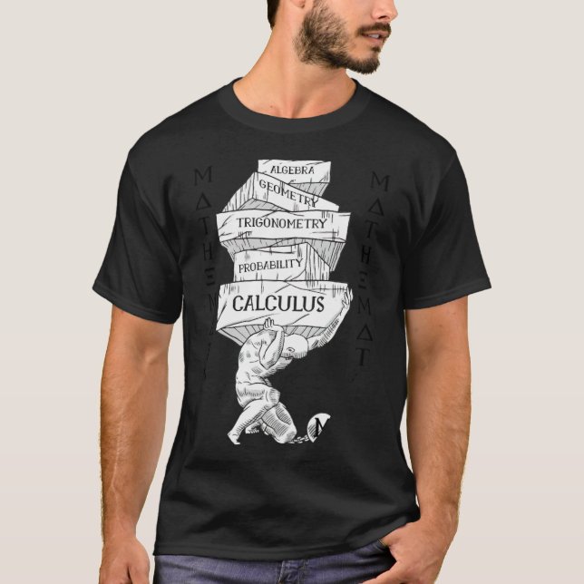 Math Problems bubble in the the T-Shirt (Vorderseite)