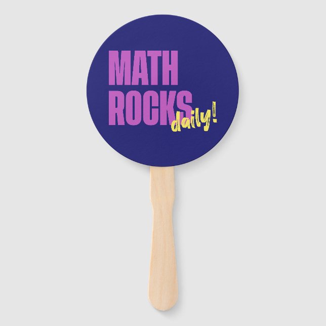 Math Rocks Daily Fächer (Vorderseite)