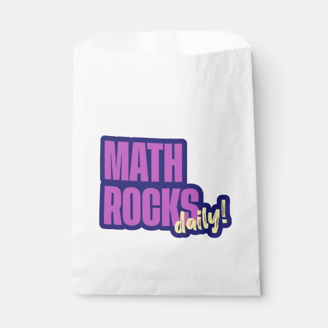 Math Rocks Daily Teacher Geschenktütchen (Vorderseite)