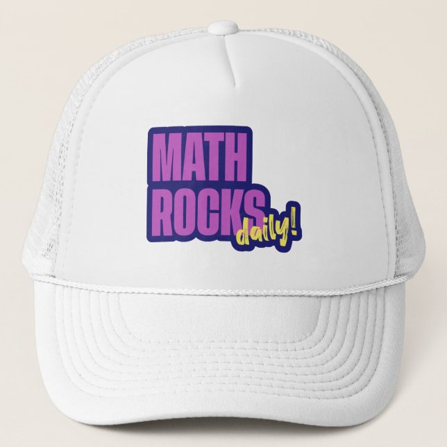 Math Rocks Daily Truckerkappe (Vorderseite)