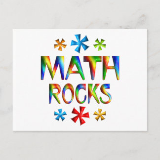 MATH ROCKS POSTKARTE