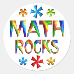 MATH ROCKS RUNDER AUFKLEBER