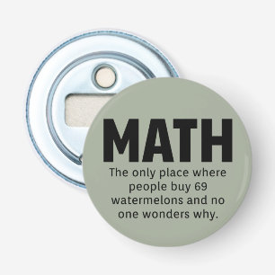 Math Spaß Flaschenöffner