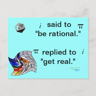 Math Spaß Postcard Postkarte