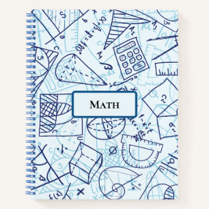 Math Spiral Notebook Notizbuch