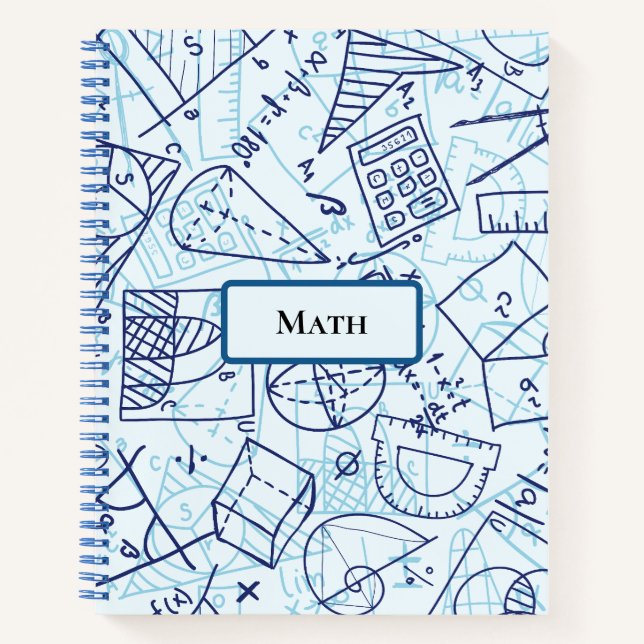 Math Spiral Notebook Notizbuch (Vorderseite)