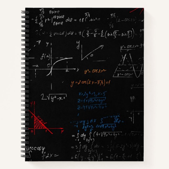 Math Spriral Notebook Notizbuch (Vorderseite)