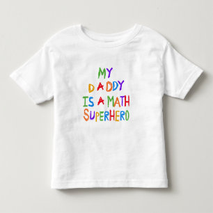Math Superhero Kleinkind T-shirt