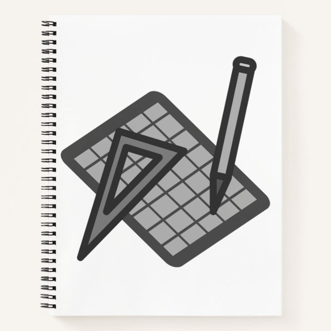 Math Symbols Notebook Notizbuch (Vorderseite)