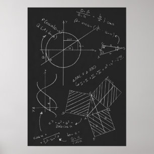 Math-Tafel Poster