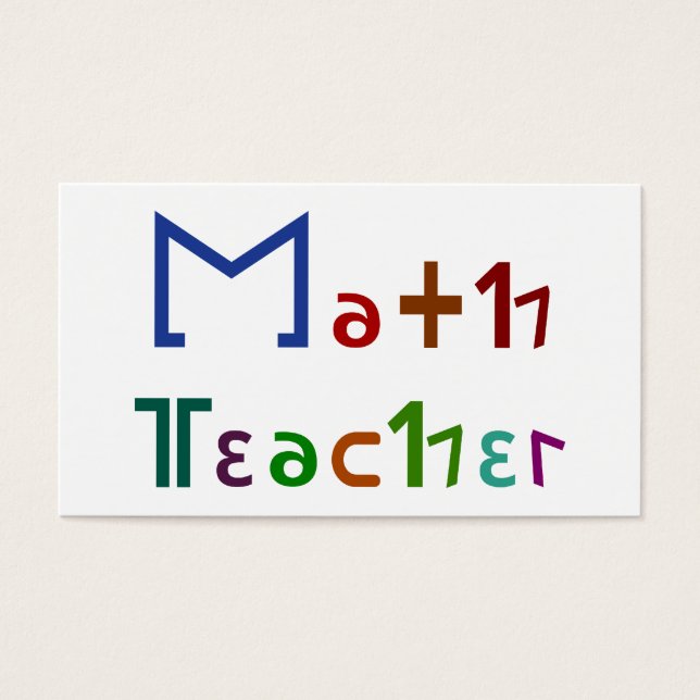 Math Teacher (Devant)