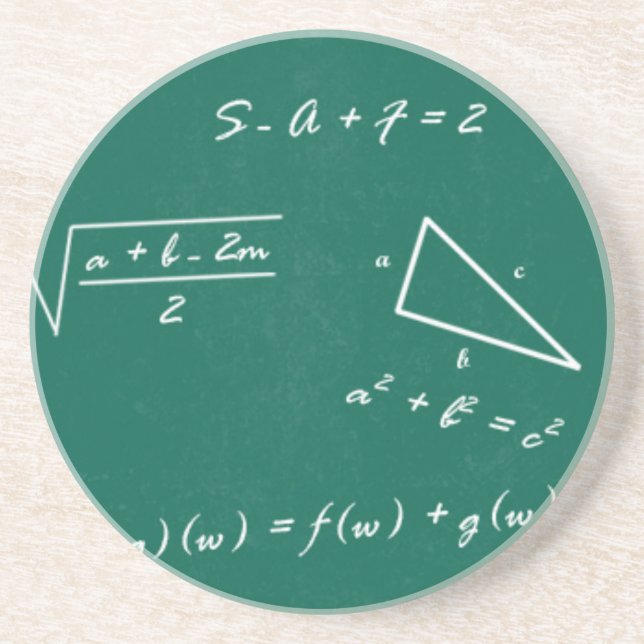 math teacher algebra geek untersetzer (Vorne)