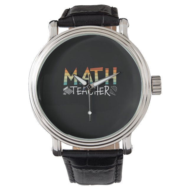 Math Teacher Armbanduhr (Vorderseite)