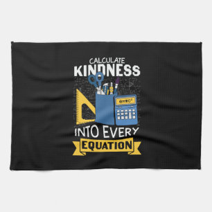Math Teacher berechnet Kindness Geschirrtuch