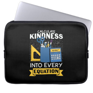 Math Teacher berechnet Kindness Laptopschutzhülle