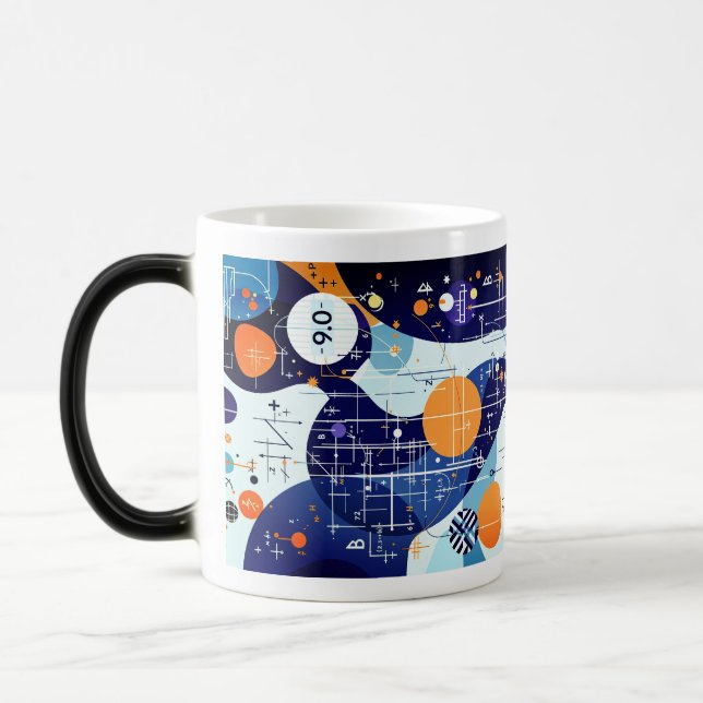 Math Teacher Coffee Tasse (Links)