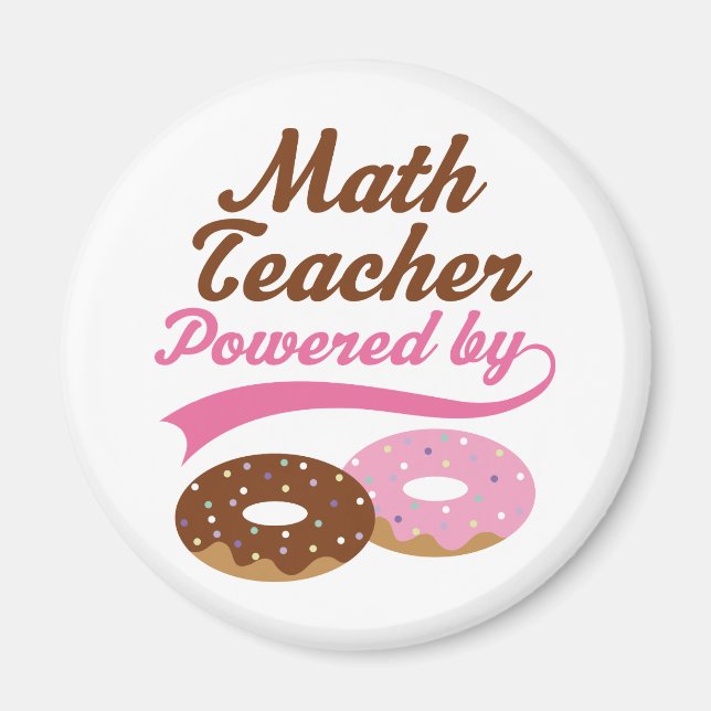 Math Teacher Funny Gift Magnet (Vorne)