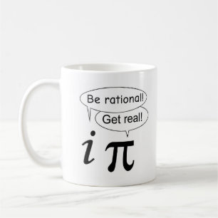 Math Teacher Geschenk: i vs Pi Kaffeetasse
