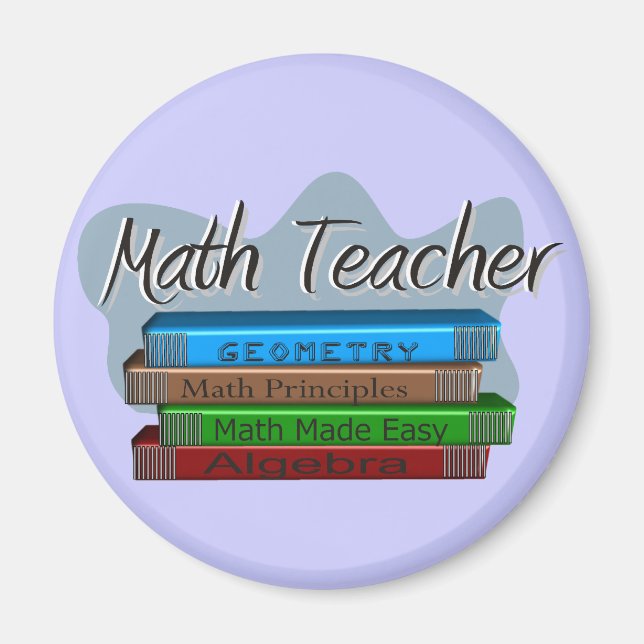 Math Teacher Geschenke Magnet (Vorne)