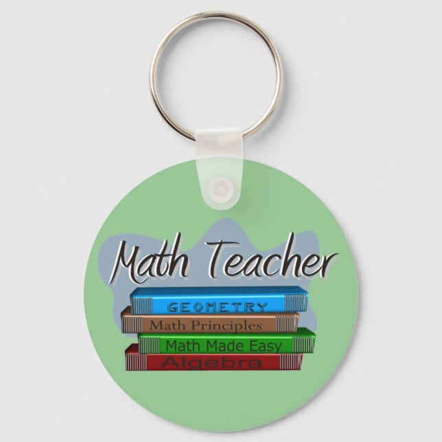 Math Teacher Geschenke Schlüsselanhänger (Vorderseite)