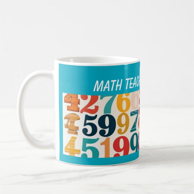 Math Teacher Gift Tasse (Links)