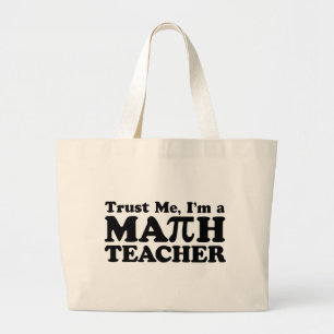 Math Teacher Jumbo Stoffbeutel