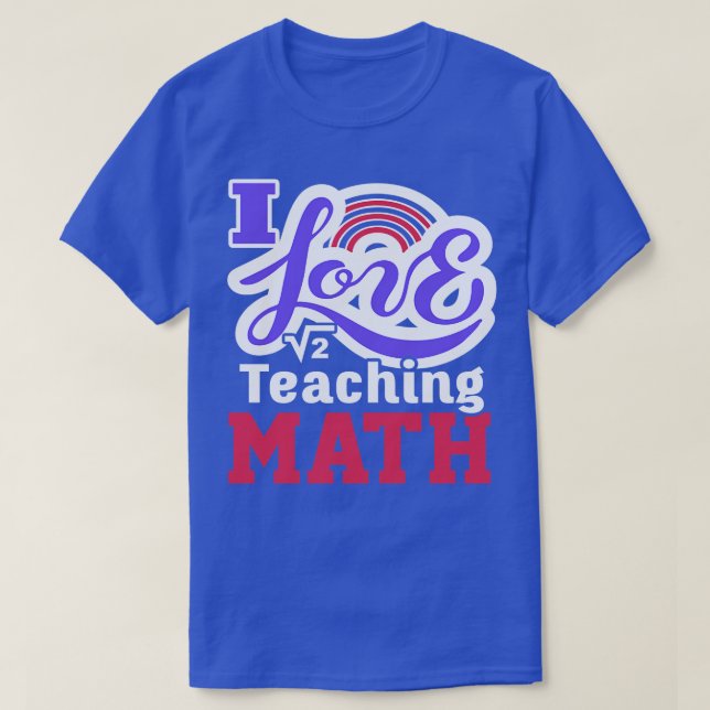 Math Teacher Math Teacher1 T-Shirt (Design vorne)
