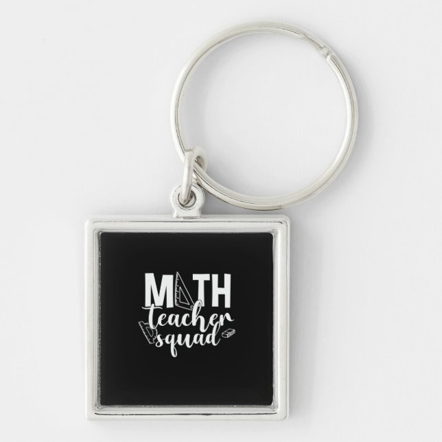 Math Teacher Math Teacher Squad Schlüsselanhänger (Vorne)