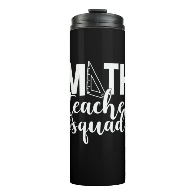 Math Teacher Math Teacher Squad Thermosbecher (Vorderseite)