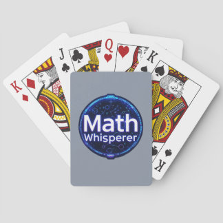 Math Teacher Math Whisperer Spielkarten