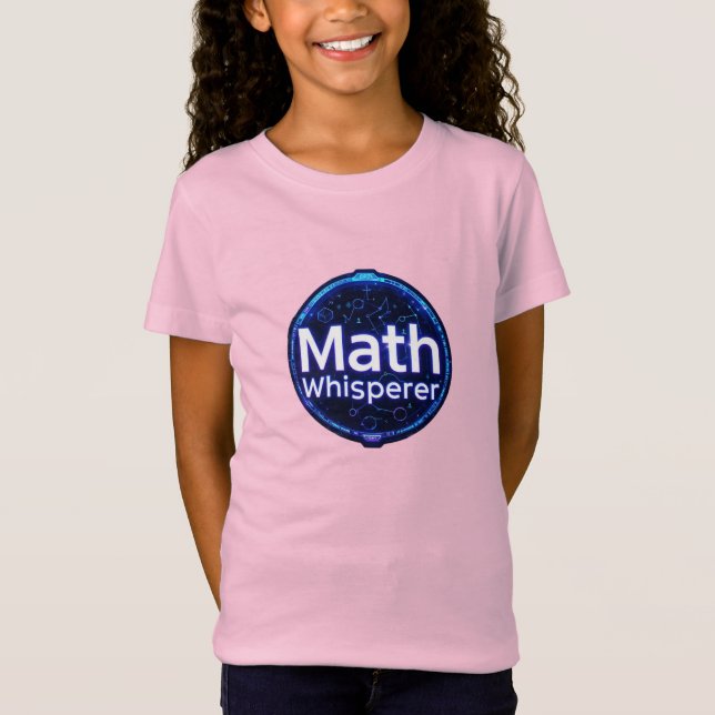 Math Teacher Math Whisperer T-Shirt (Vorderseite)