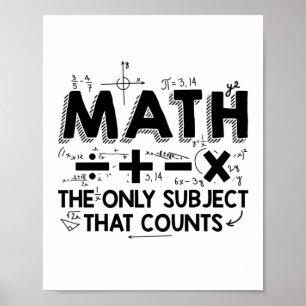 Math Teacher   Mathematik Mathematiker Geschenke Poster