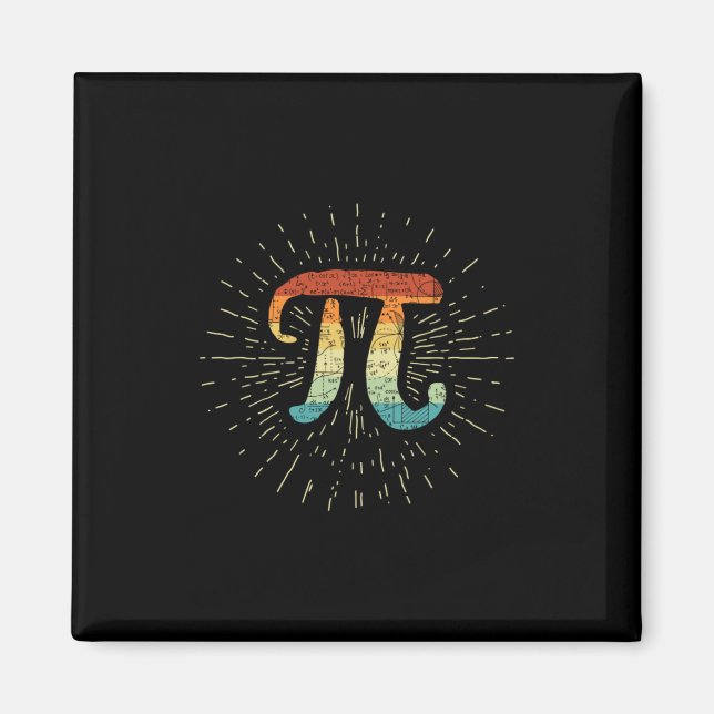 Math Teacher Niedlich Pi Magnet (Vorne)