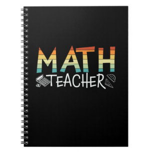 Math Teacher Notizblock