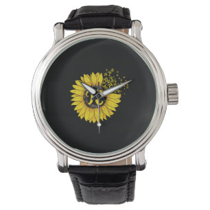Math Teacher Pi Nummer Sonnenblume Armbanduhr