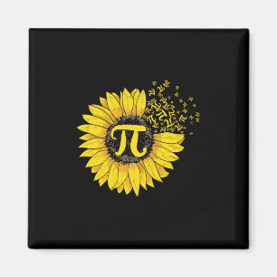 Math Teacher Pi Nummer Sonnenblume Magnet