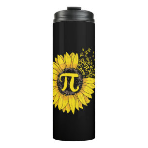 Math Teacher Pi Nummer Sonnenblume Thermosbecher