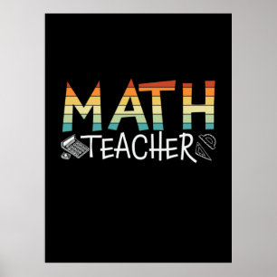 Math Teacher Poster