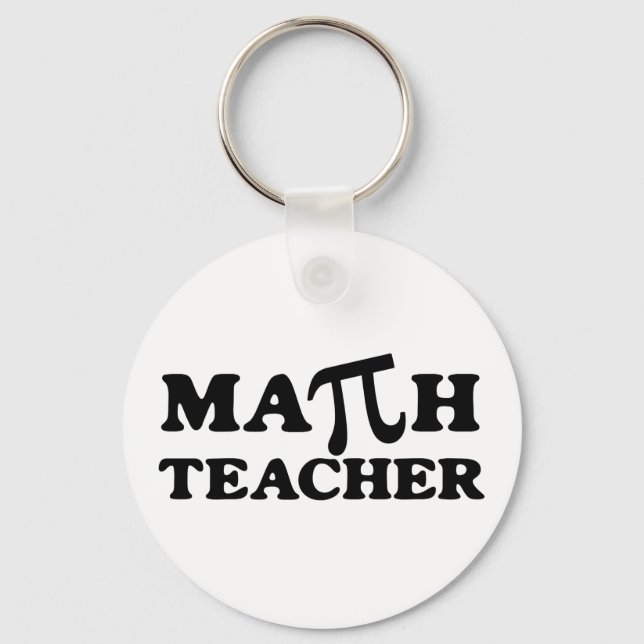 Math Teacher Schlüsselanhänger (Vorderseite)