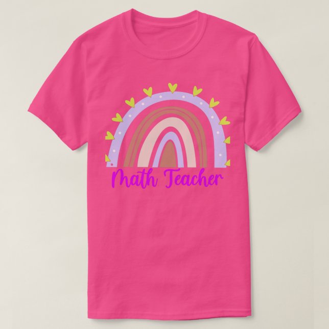 Math Teacher T-Shirt (Design vorne)