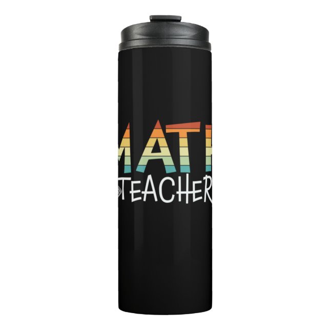 Math Teacher Thermosbecher (Vorderseite)
