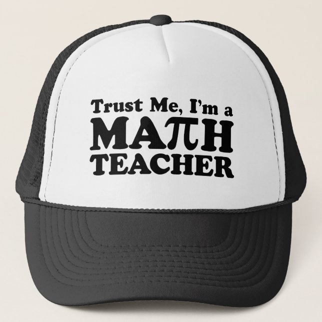 Math Teacher Truckerkappe (Vorderseite)