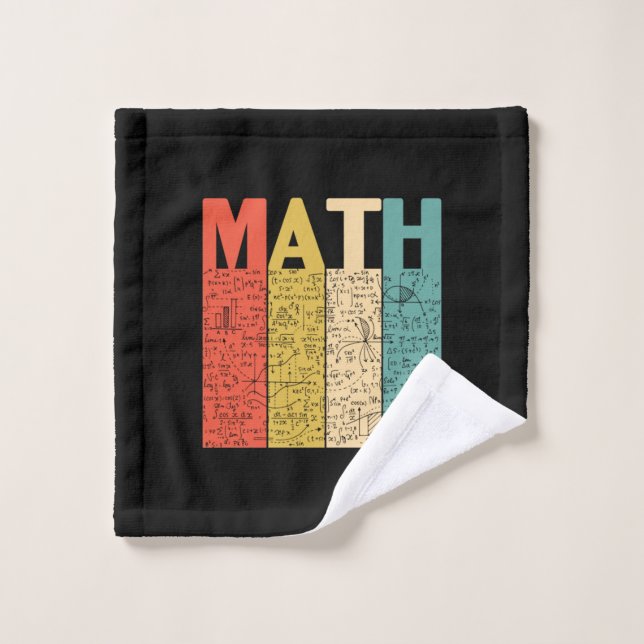 Math Teacher Vintag Math Definition Waschlappen (Waschlappen)