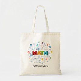 Math Themed Design for Students Tragetasche